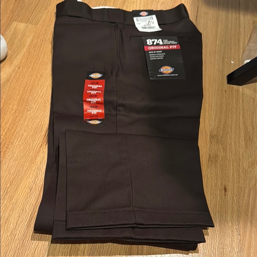 Dickies Dark Brown Original Fit Pants